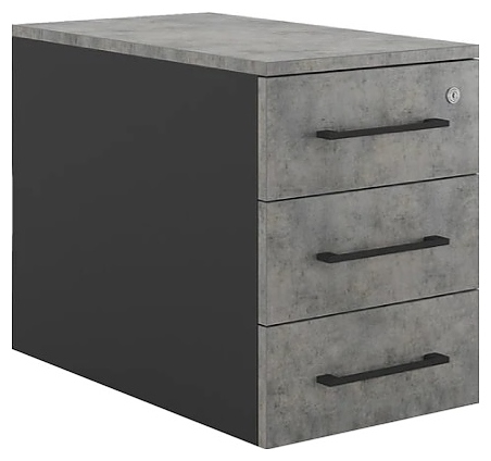 Тумба приставная КОБОР TS3-40/80 black/chicago