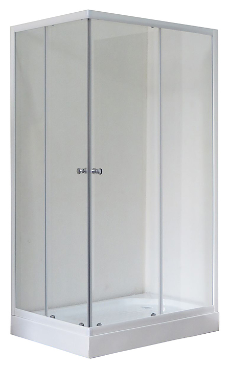 Уголок душевой Royal Bath RB HPD-T 120x90x185 см, прозрачное, белый профиль