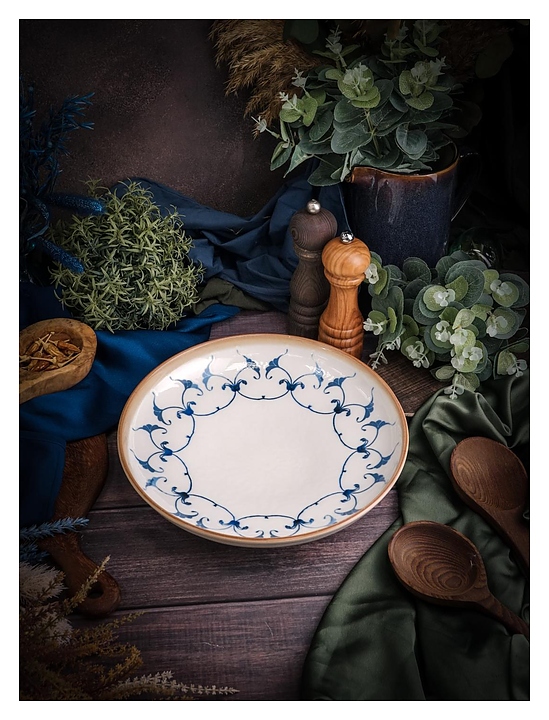 Тарелка глубокая Porland Pioli Reflect 17AP25 PL d=25 см (фарфор)