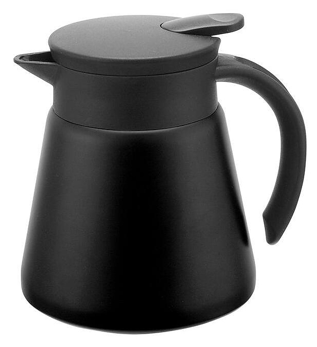 Кофейник-термос P.L. Proff Cuisine Sunnex 81240735 600 мл, вакуумный, пластик, нерж. сталь, черный