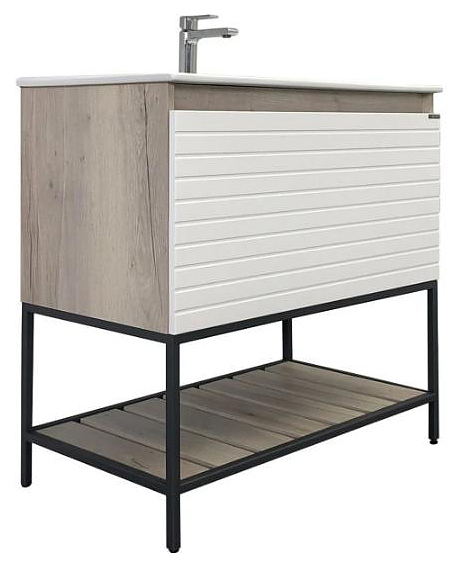 Тумба с раковиной Comforty Страсбург-90