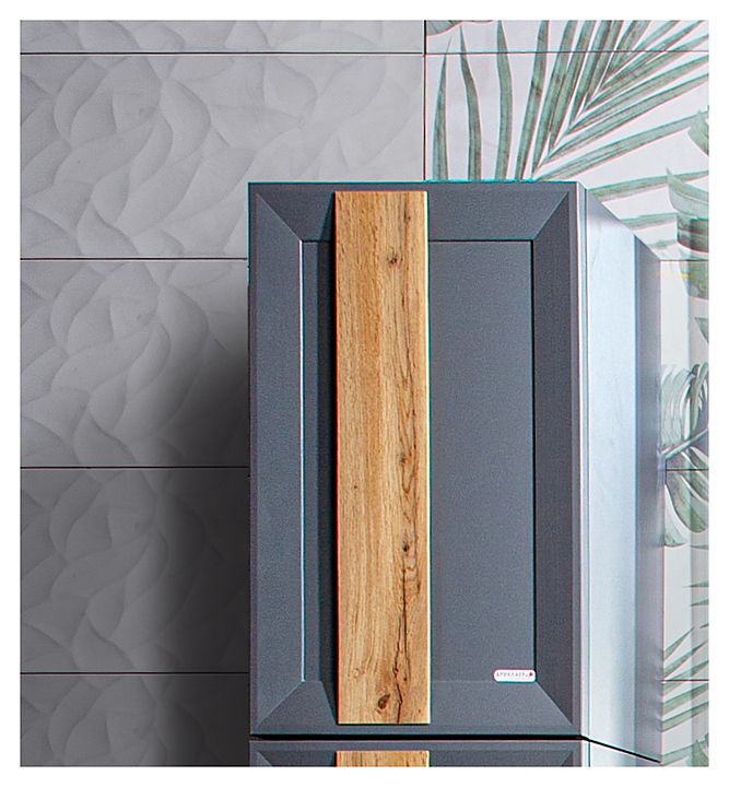 Шкаф-пенал БРИКЛАЕР Берлин 60 оникс серый