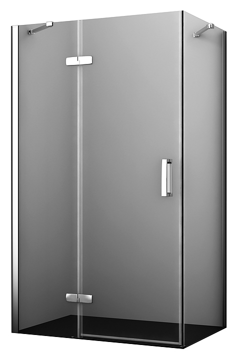 Уголок душевой Wasserkraft Aller 10H10L 120х100 см, левый, серебристый профиль