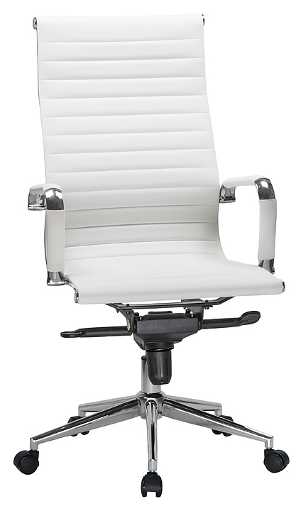 Кресло офисное для руководителей DOBRIN 101F-LMR CLARK (белое)