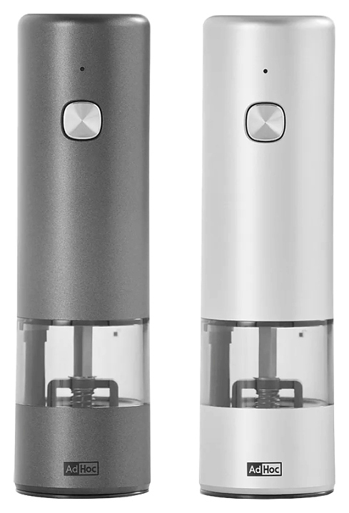 Набор электрических мельниц для перца и соли Adhoc eMill.3 EP124 светло-серый / темно-серый