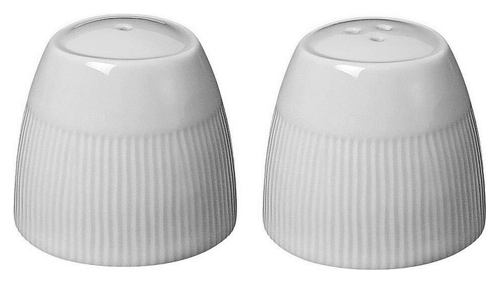 Набор для специй Noble Neo Silk 306902А 2 предмета d=5,8 см h=5,7 см (фарфор) белый