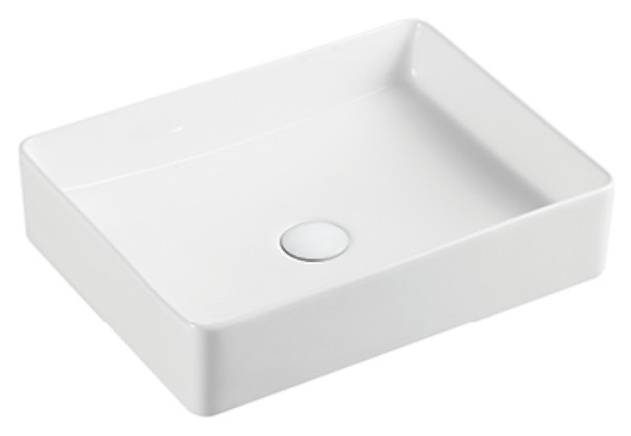 Раковина накладная Azario AZ2178S 47х38х11 см, фаянс