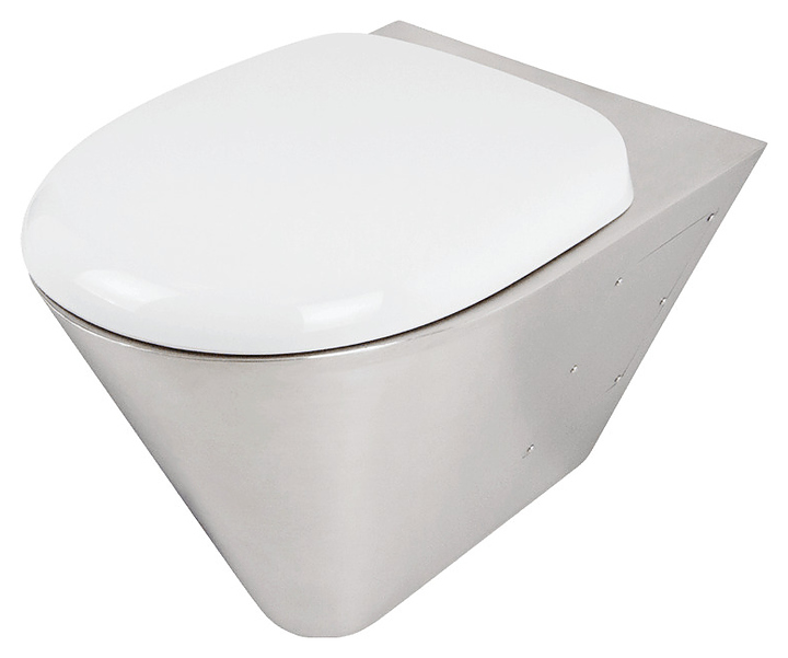 Унитаз антивандальный Oceanus 1-003.1 (Р) (нерж. сталь) P-выход