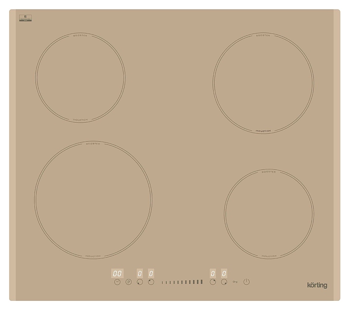 Варочная панель индукционная Korting HI 64560 BCG золотистая