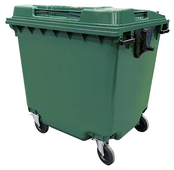 Контейнер для мусора ТАРА.РУ МКТ-1100 зеленый