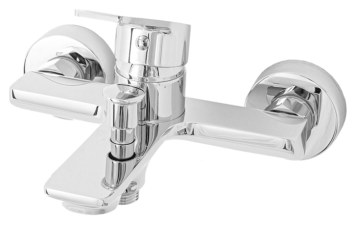 Смеситель для ванны и душа ORANGE Flat M12-100cr