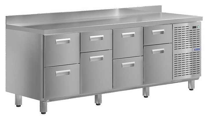 Стол холодильный KAYMAN КСХ-2424/70 (8 ящиков)