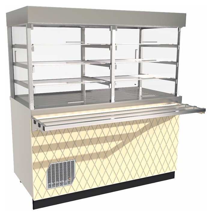 Прилавок-витрина холодильный Abat Сэйла ПВВ(Н)-70Е-С-03-НШ ромб