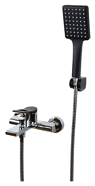 Смеситель для ванны с душем Bronze de Luxe Element EL03CB хром, черный