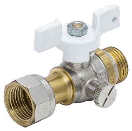 Кран шаровой для манометра Aquasfera 012-0306, ДУ 15, PN 4 МПа, 1/2