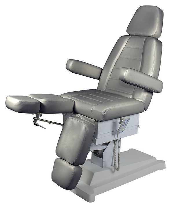 Кресло педикюрное МЭДИСОН СИРИУС-10, серебро