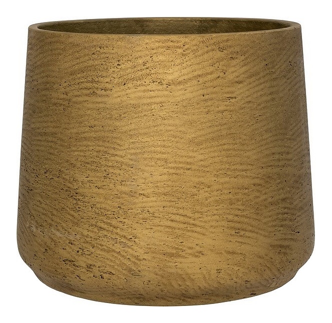 Кашпо Pottery Pots Patt (45х38 см) Basic, золотой металлик