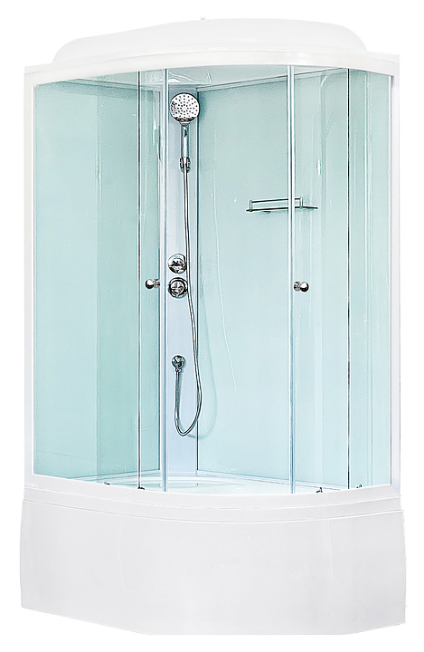 Душевая кабина Royal Bath RB8120BK5-WT-L левая 120х80 см