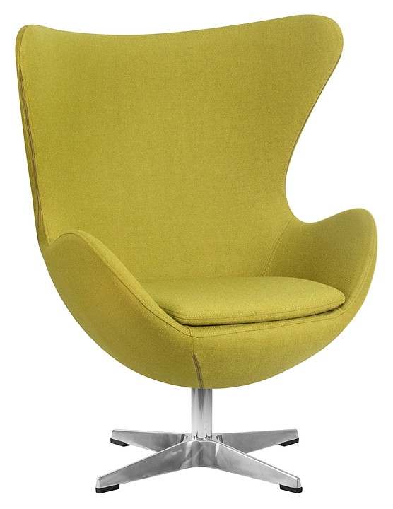 Кресло обеденное DOBRIN 149-LMO EGG (светло-зеленое)