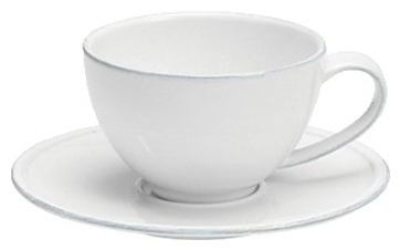 Чайная пара Costa Nova FICS01-WHI(FICS01-02202F) 260 мл (керамика)
