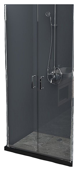 Дверь душевая BelBagno UNO-B-2-110-C-Cr 110х190 см, прозрачное стекло