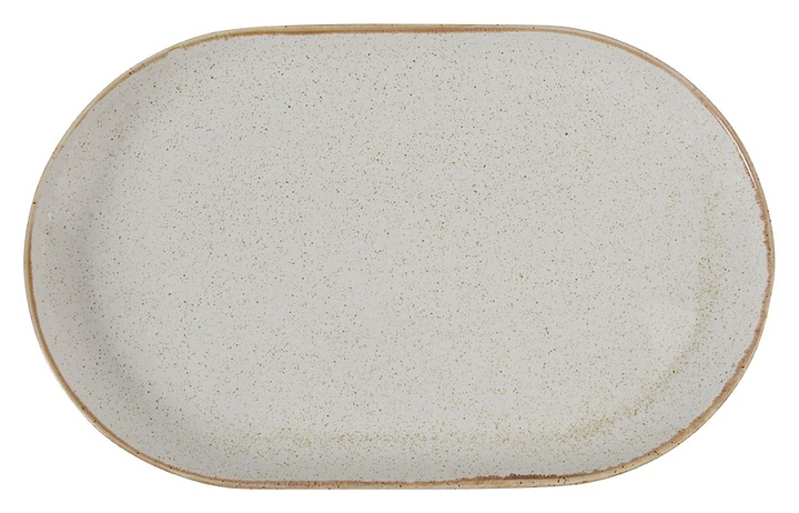 Блюдо овальное Porland Seasons 118132 320х200 мм бежевое