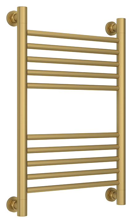 Полотенцесушитель водяной Сунержа Богема+ 60x40 см с прямой перемычкой, матовое золото