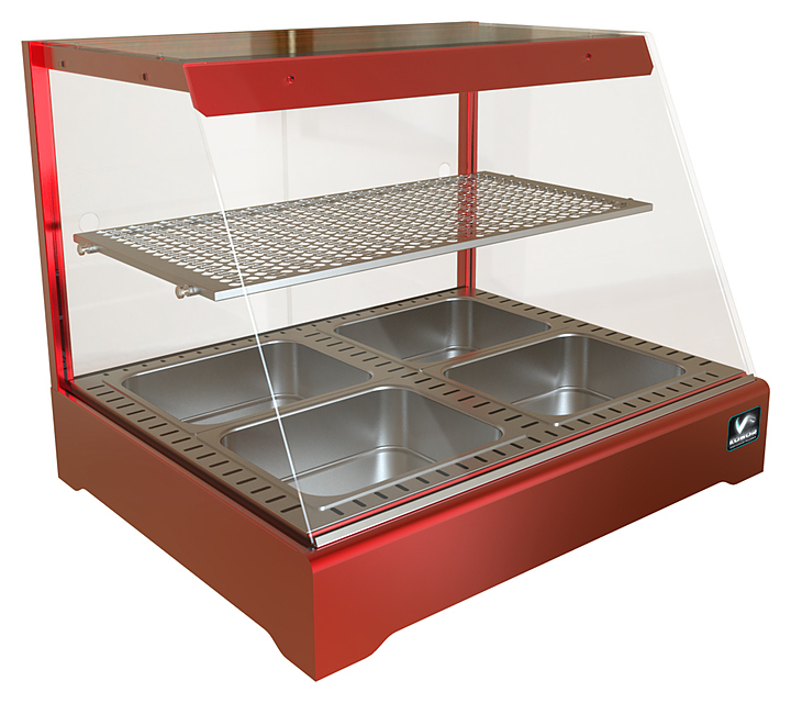 Витрина тепловая КОБОР CR1-80H красная