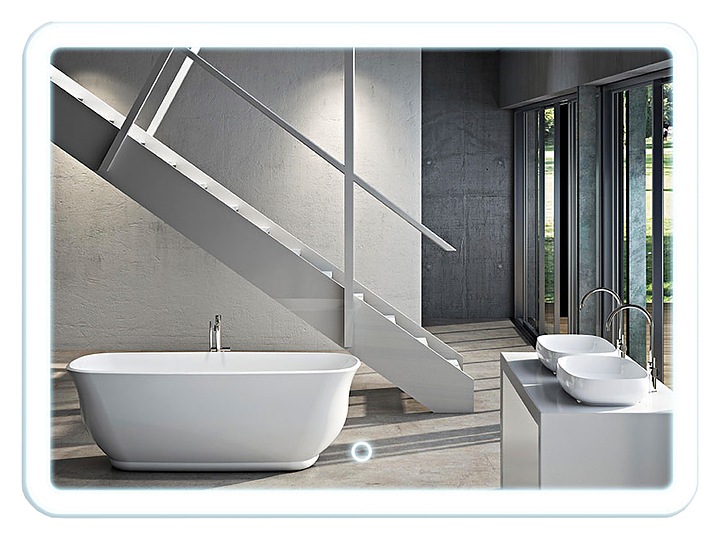 Зеркало Vincea LED VLM-2A915 91,5×68,5 см, c подсветкой, сенсорным выключателем и диммером