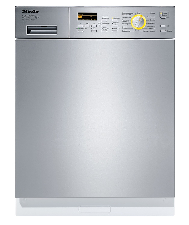 Встраиваемая стирально-сушильная машина Miele WT 2789 i WPM edst (панель - сталь)