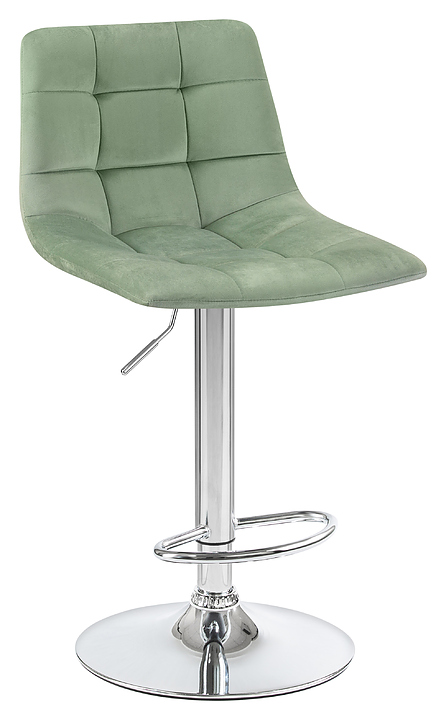 Стул барный DOBRIN 5017-LM TAILOR (пудрово-мятный, хромированная сталь)