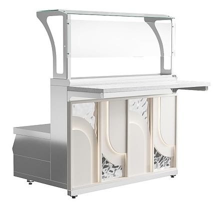 Мармит первых блюд под электрические супницы Luxstahl МПН (С)-1200 Premium Arch (Арка)