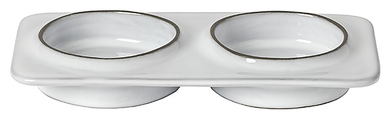 Менажница Costa Nova 1ABD191E-WHI(1ABD191E-01816G) 19,1х10 см h=2,8 см (керамика)