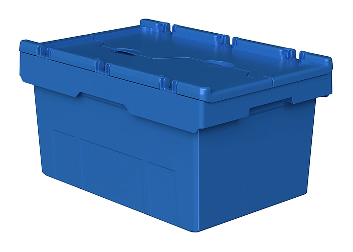 Контейнер iPlast INSTORE KV-6427 600x400x297 мм с распашной крышкой