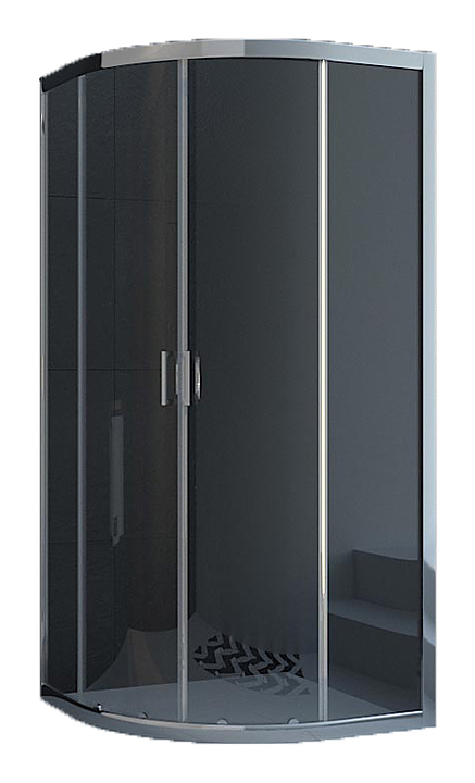 Уголок душевой Veconi Rovigo RV02-80PL-01-19C1 80х80х195 см, раздвижная