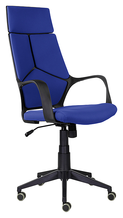 Кресло NORDEN IQ черный+васильковый