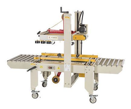 Полуавтоматический заклейщик коробов Foodatlas FXJ-6050 0.180 кВт 1770х810х1315 мм бежевый