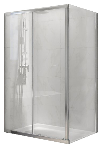 Уголок душевой BelBagno DUE-AH-1-120/90-C-CR 120x90x190 см, стекло прозрачное