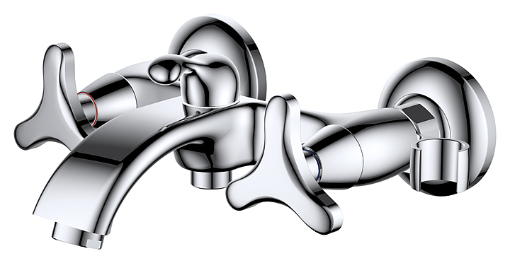 Смеситель для ванны с душем D&K Hessen Goethe DA1383241 хром