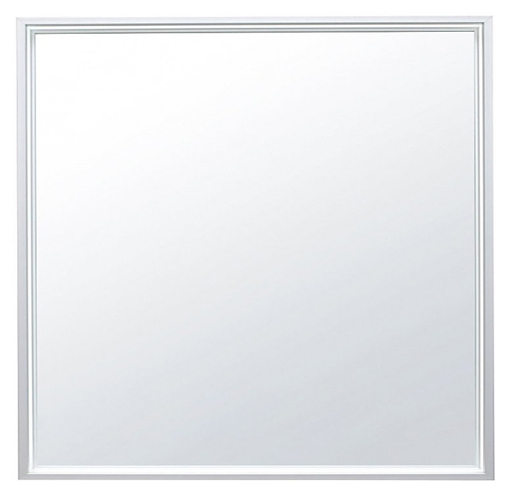 Зеркало De Aqua Алюминиум 80 80х75 см с LED подсветкой, серебро