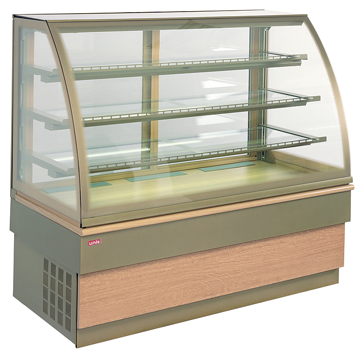 Витрина кондитерская UNIS Georgia III 150 double glass, inox