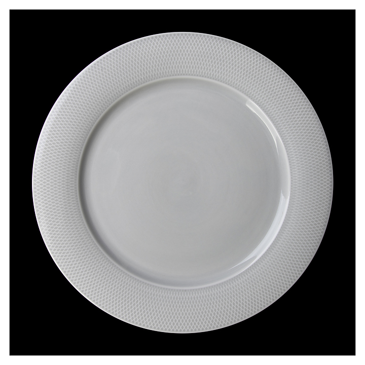 Тарелка мелкая Corone Rosenthal XSY3804 d=28 см (фарфор) голубая