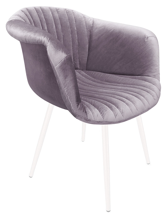 Стул Sheffilton SHT-ST31-С1/S95-1 ледяная лаванда / белый муар