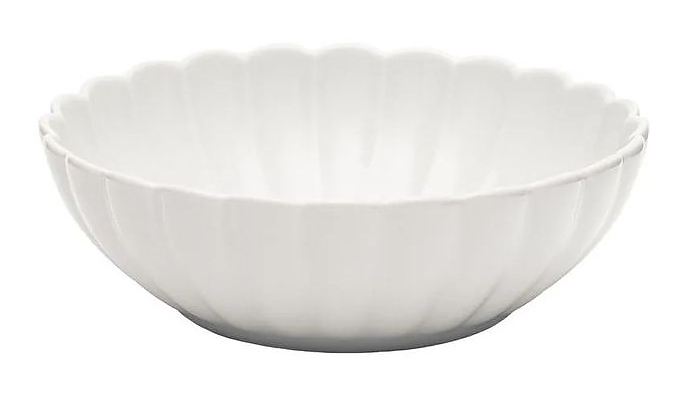 Тарелка суповая Oxford FLORA CAMELIA 152277 d 22 см белый