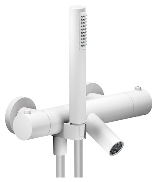 Смеситель для ванны с душем термостат NOBILI LIVE LV00010/2WM с душевым гарнитуром