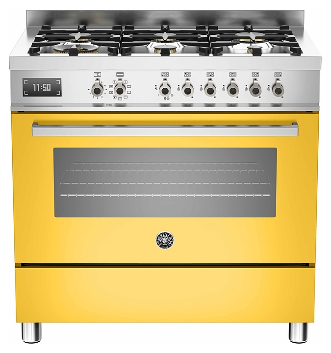 Варочный центр Bertazzoni PRO906MFESGIT желтый