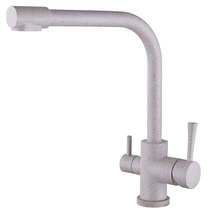 Смеситель для кухни Kaiser Mercur 26044-7 с подключением под фильтр для питьевой воды, бежевый