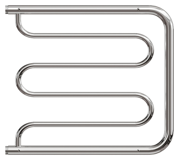 Полотенцесушитель водяной Point Фокстрот PN25667P 600x700 с полкой, хром