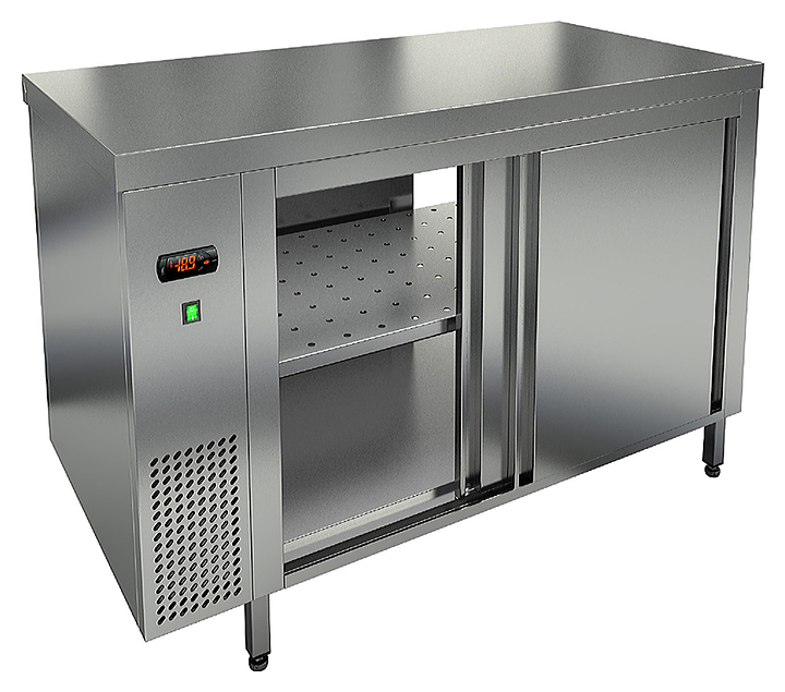 Стол тепловой сквозной HICOLD TS T 10 SN O H, двери-купе