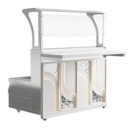 Мармит первых блюд 2-конфорочный Luxstahl МПЧ (С)-1200 Premium Arch (Арка)